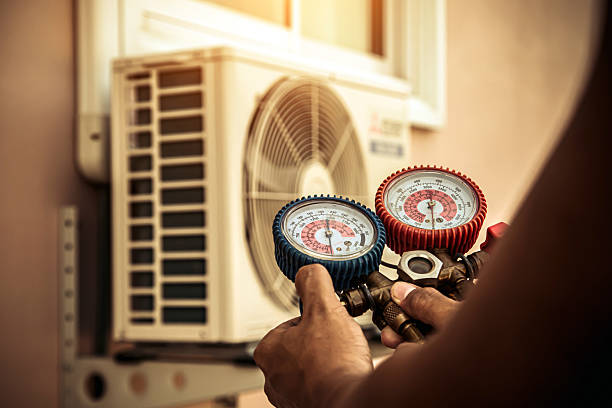 Professional Ductwork Repair technician working in Wharton, TX
